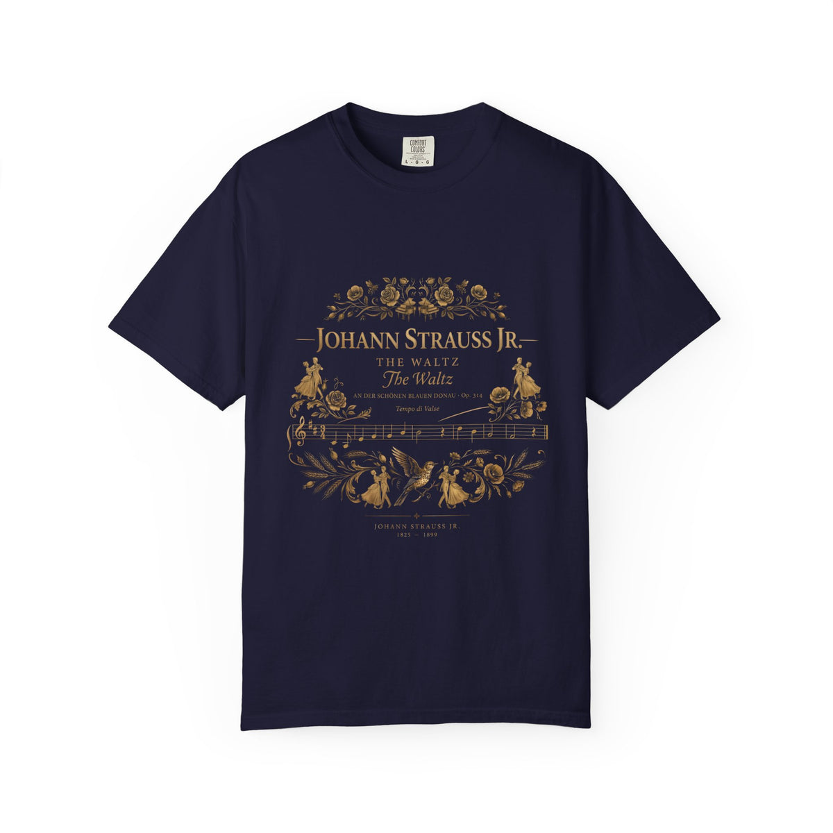 Johann Strauss II T-Shirt — The Blue Danube Waltz (Op. 314)