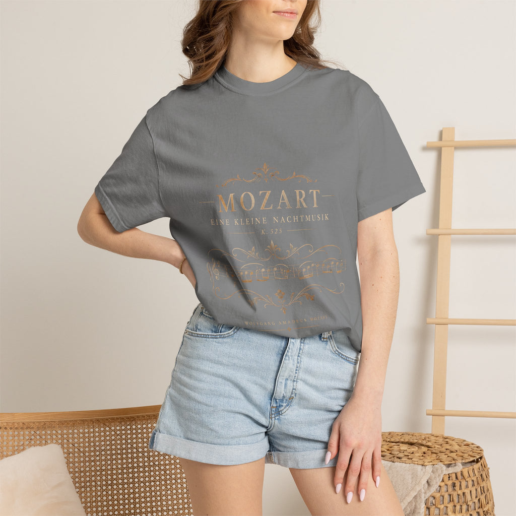 Mozart Eine Kleine Nachtmusik T-Shirt – Classical Music Sheet Art Tee