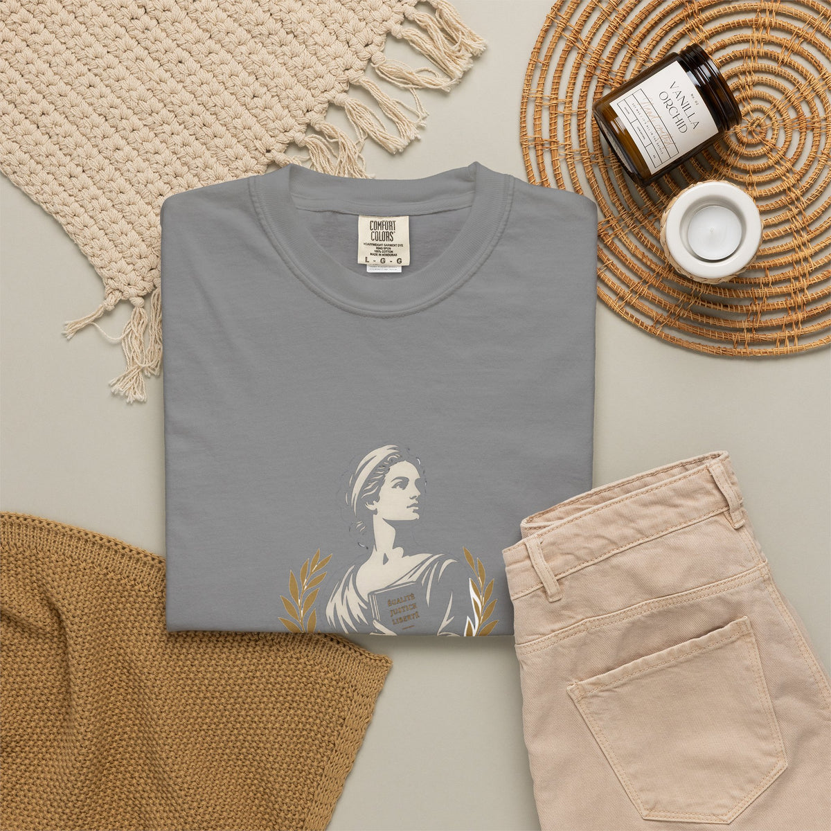 Olympe de Gouges "Rights of Woman / Droits de la Femme" Bilingual Feminist Tee