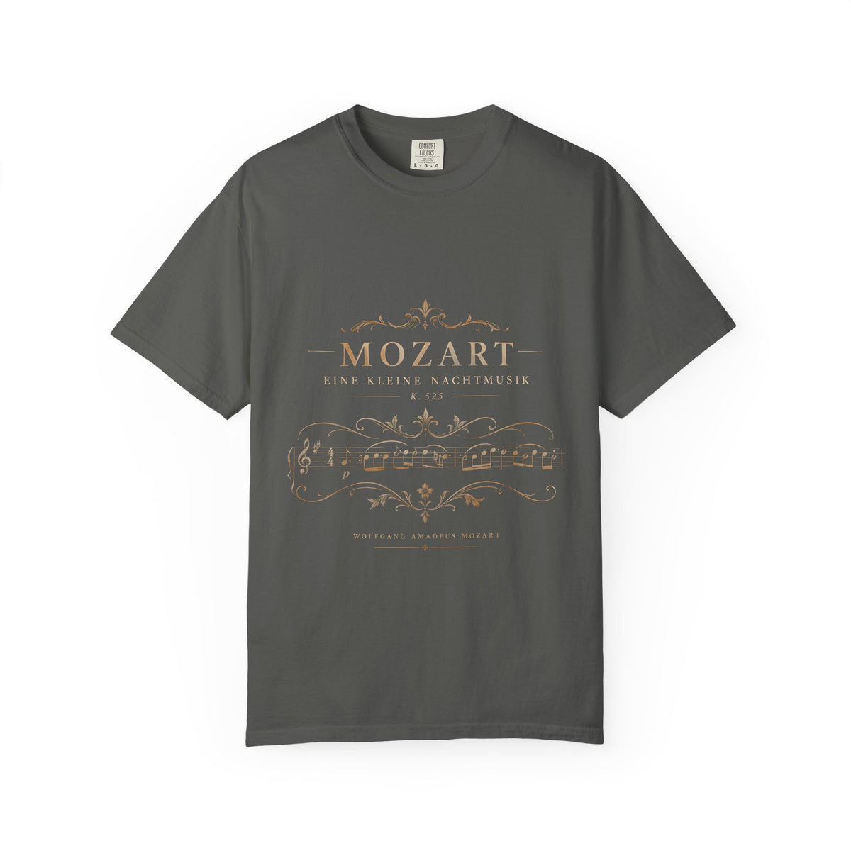 Mozart Eine Kleine Nachtmusik T-Shirt – Classical Music Sheet Art Tee