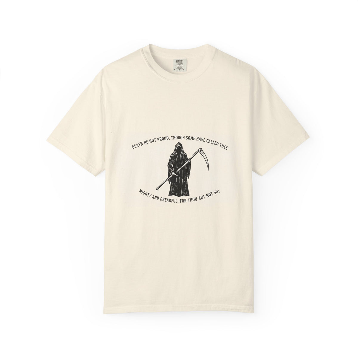 Death Be Not Proud Tee — Donne, Reaper