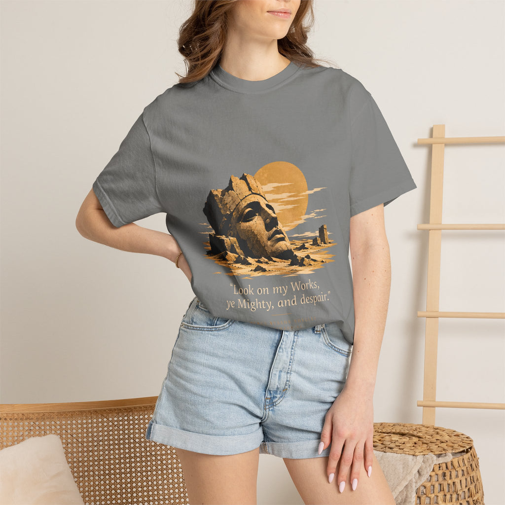 Ozymandias Poetry T-Shirt — Shelley Sonnet