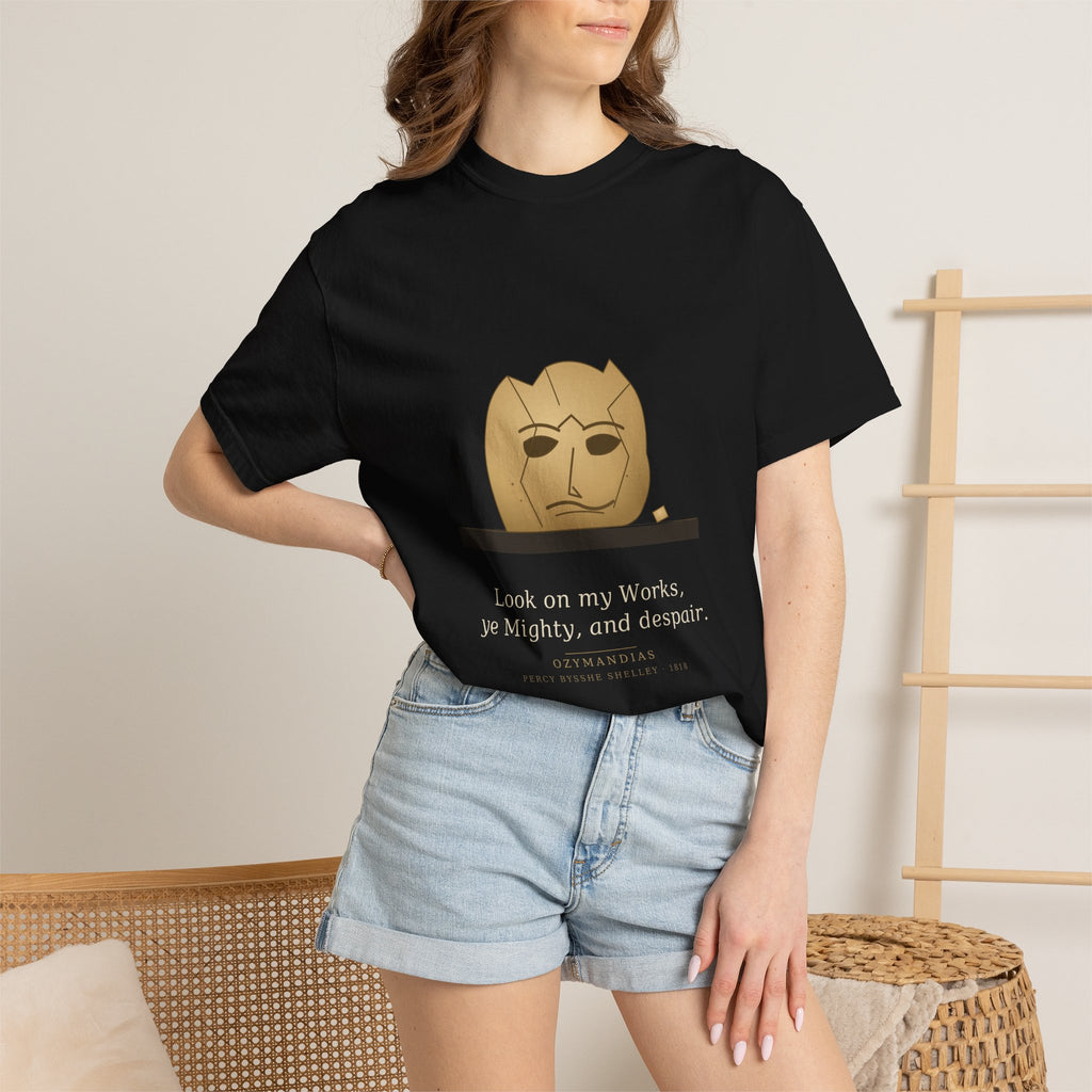 Ozymandias Tee — Shelley's Sonnet | Palimpsest