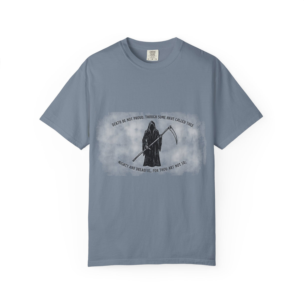 Death Be Not Proud Tee — Donne, Reaper