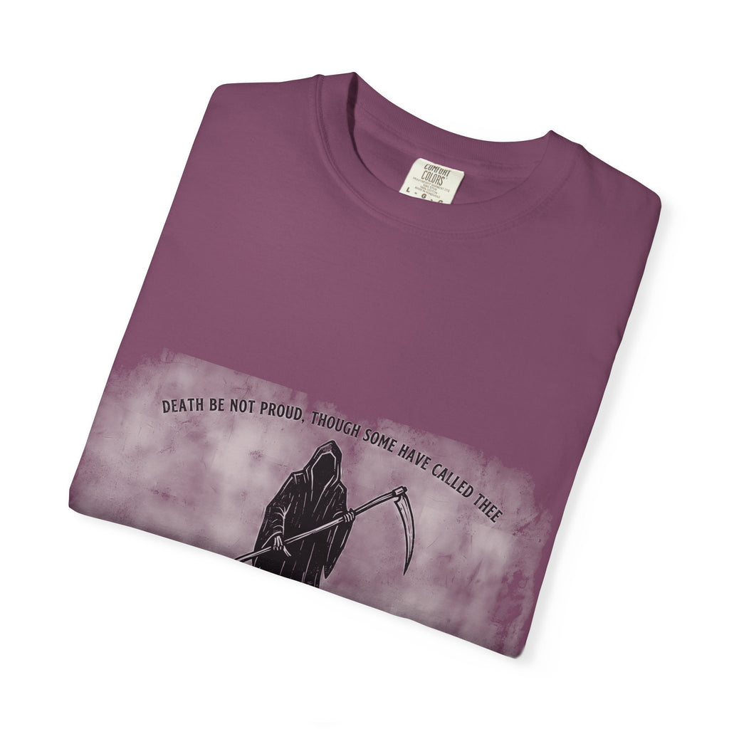 Death Be Not Proud Tee — Donne, Reaper