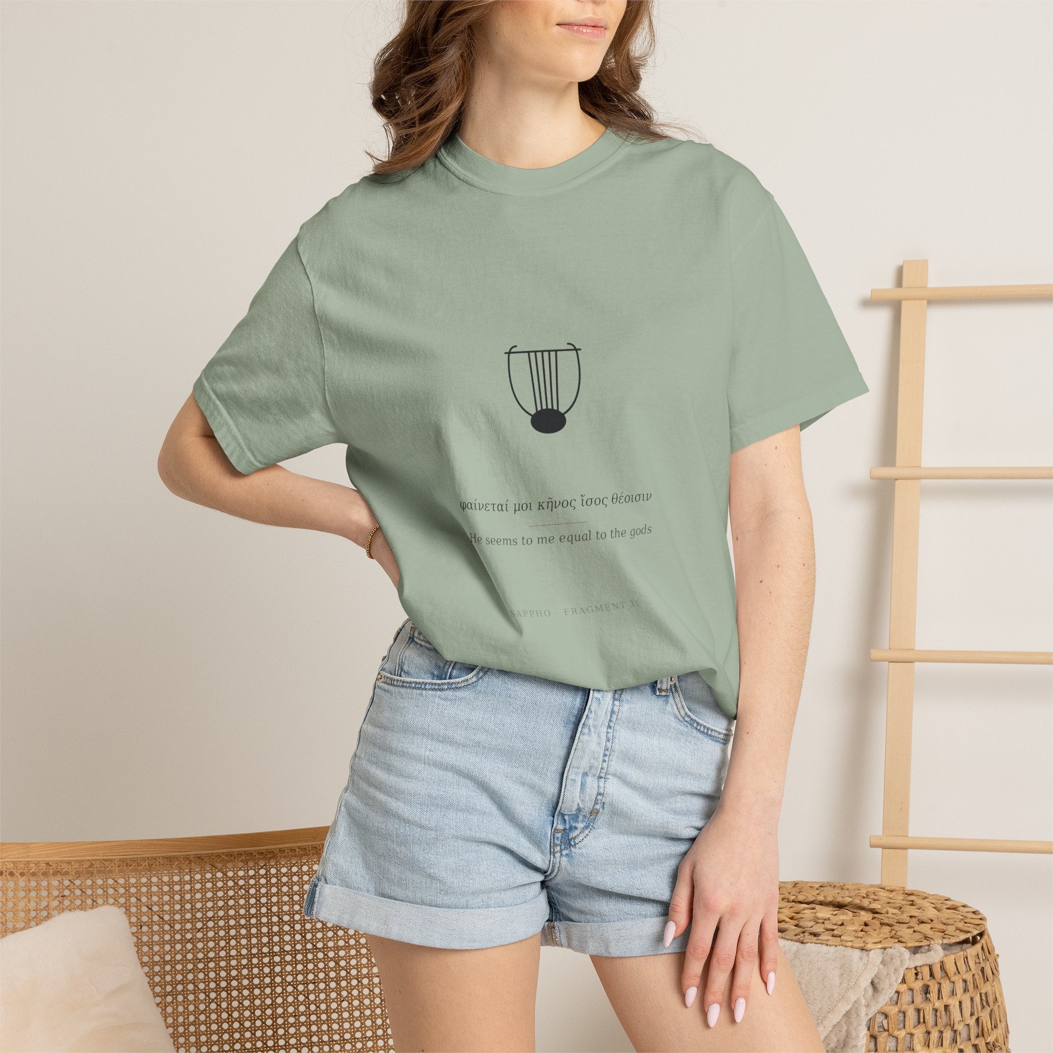 Sappho Tee — Fragment 31 | Palimpsest