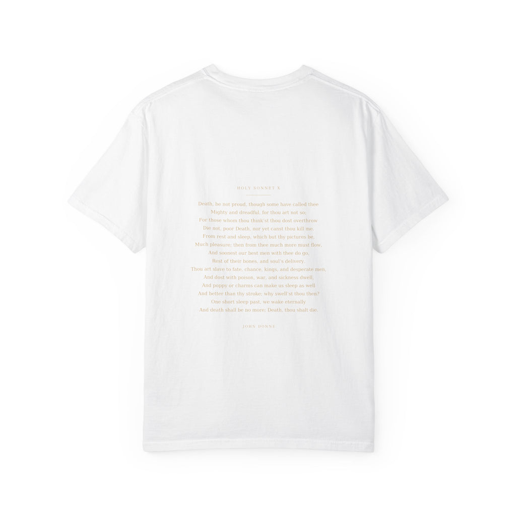 Death Be Not Proud Tee — Donne, Reaper