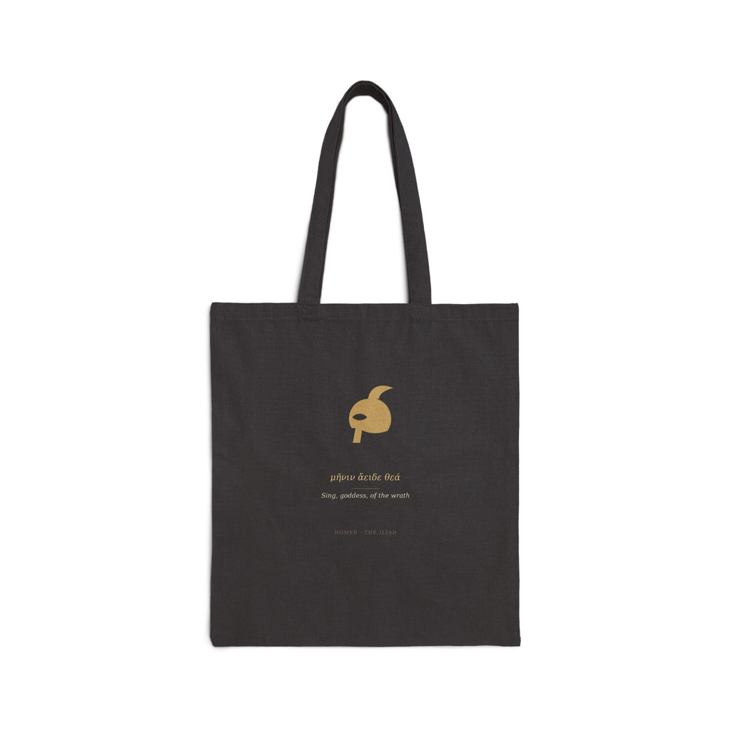 The Raven Canvas Tote Bag — Edgar Allan Poe | Gothic Literary Tote | Palimpsest