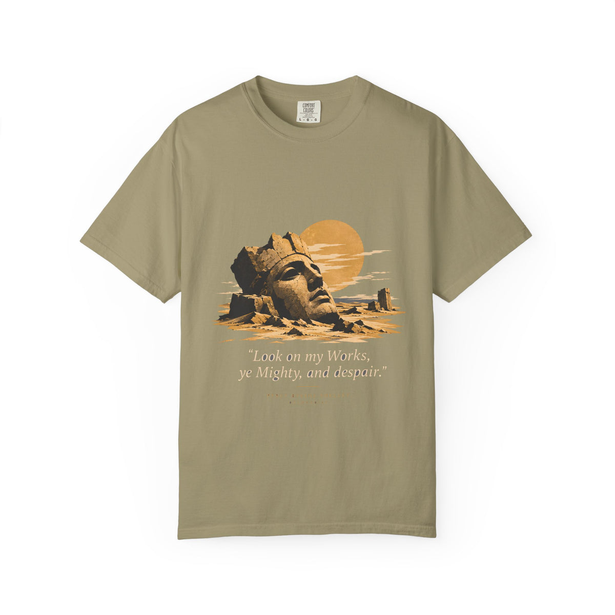 Ozymandias Poetry T-Shirt — Shelley Sonnet