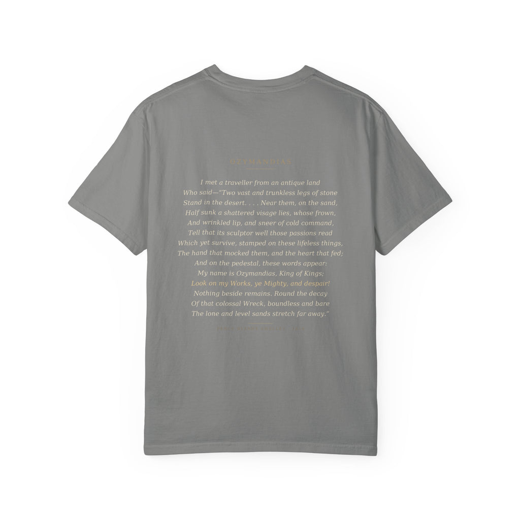 Ozymandias Poetry T-Shirt — Shelley Sonnet