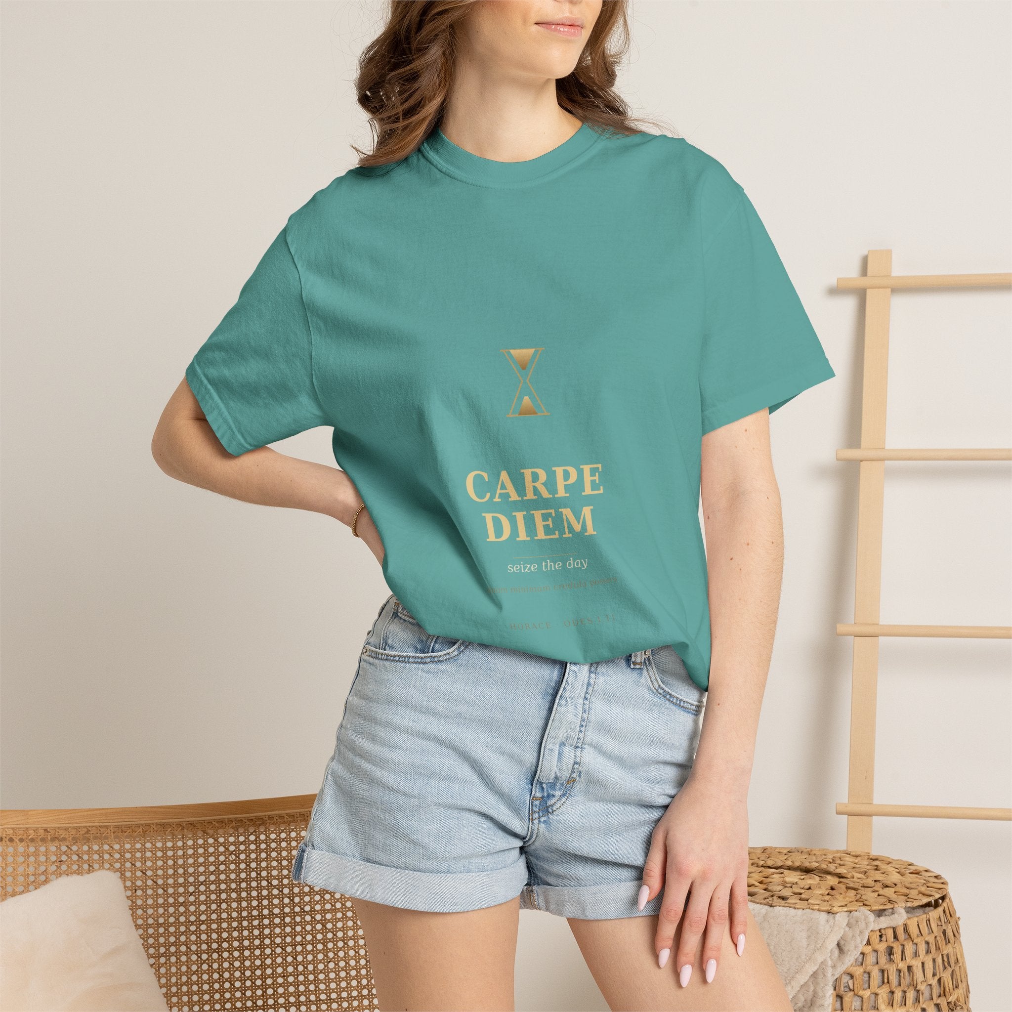 Carpe Diem Tee — Horace | Palimpsest