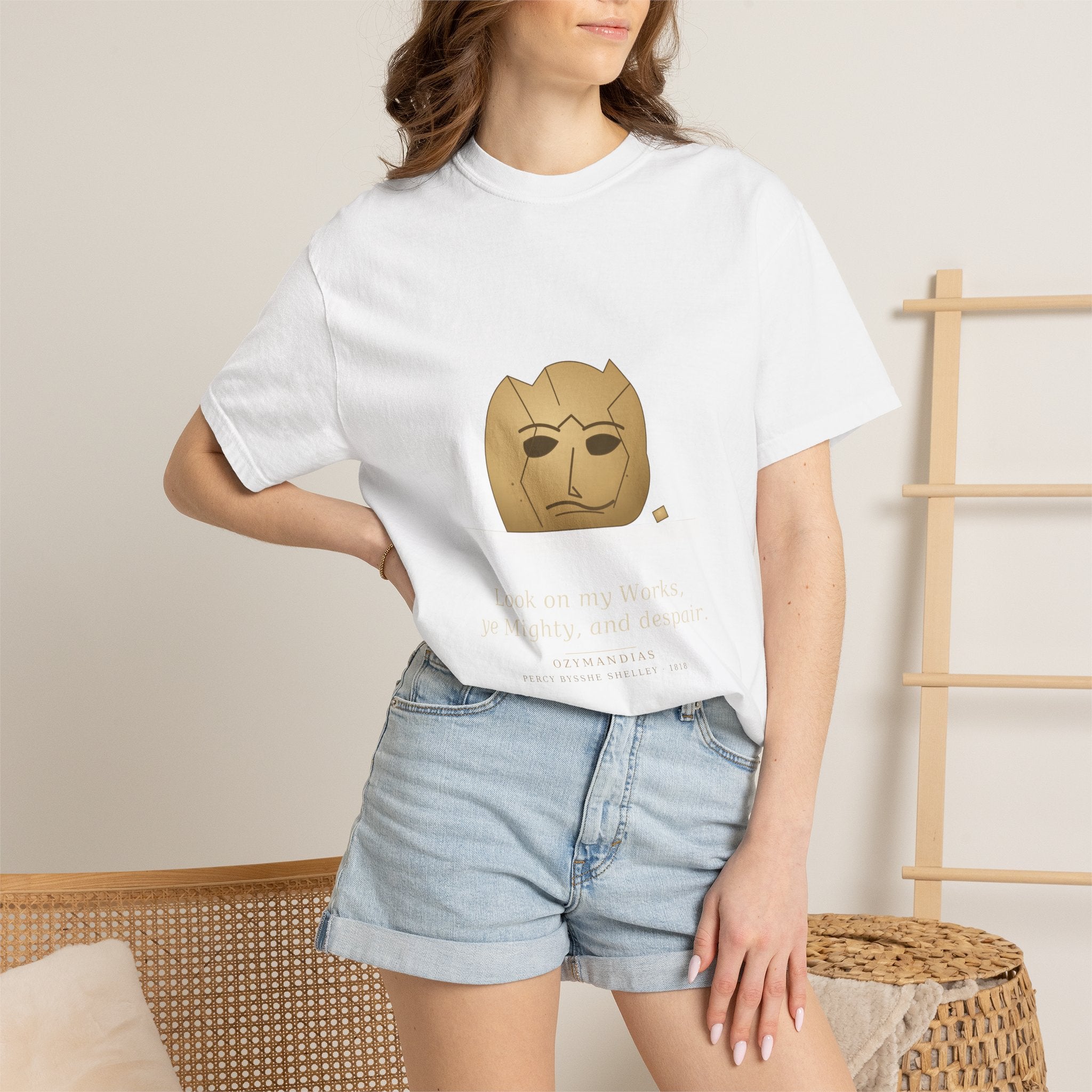 Ozymandias Tee — Shelley's Sonnet | Palimpsest
