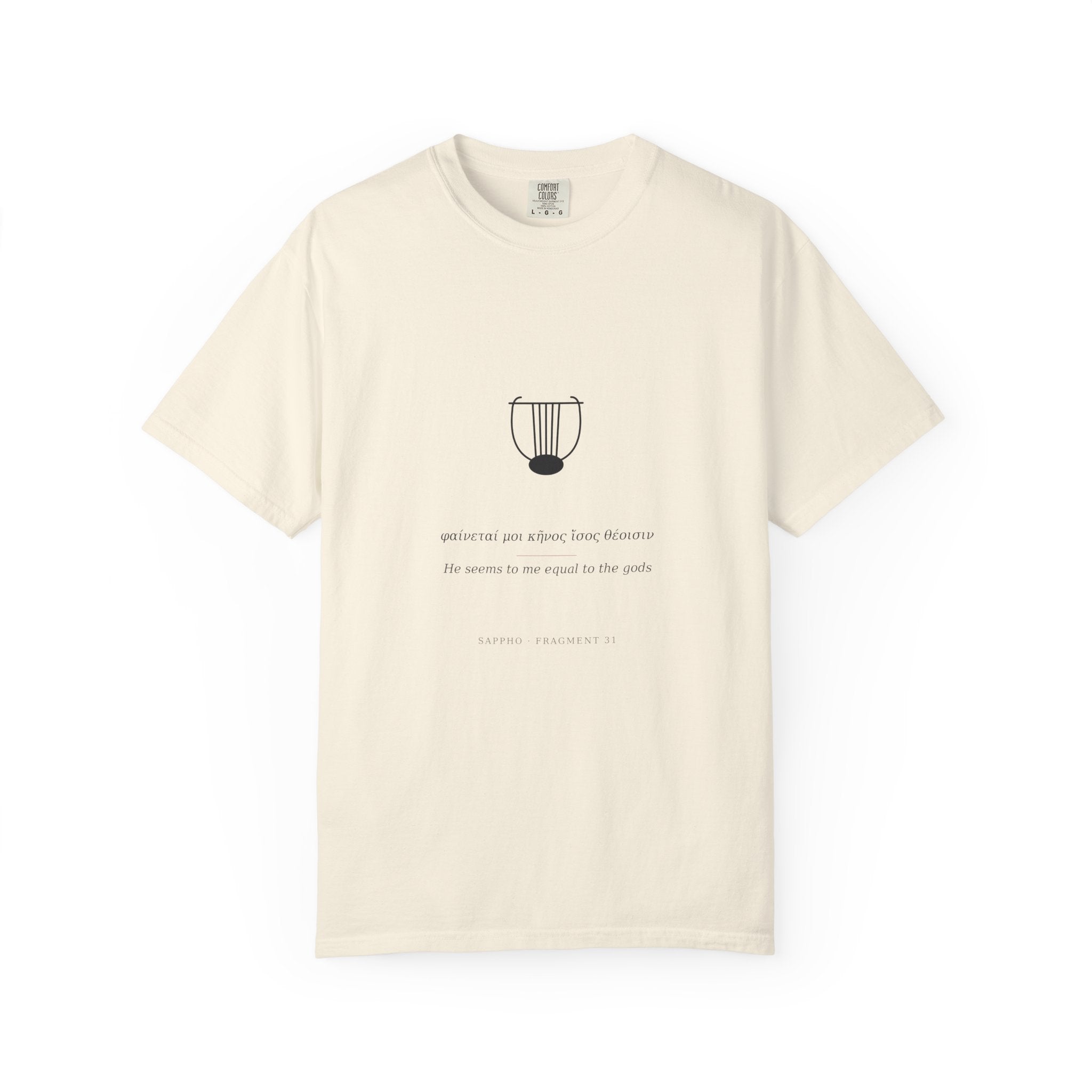 Sappho Tee — Fragment 31 | Palimpsest