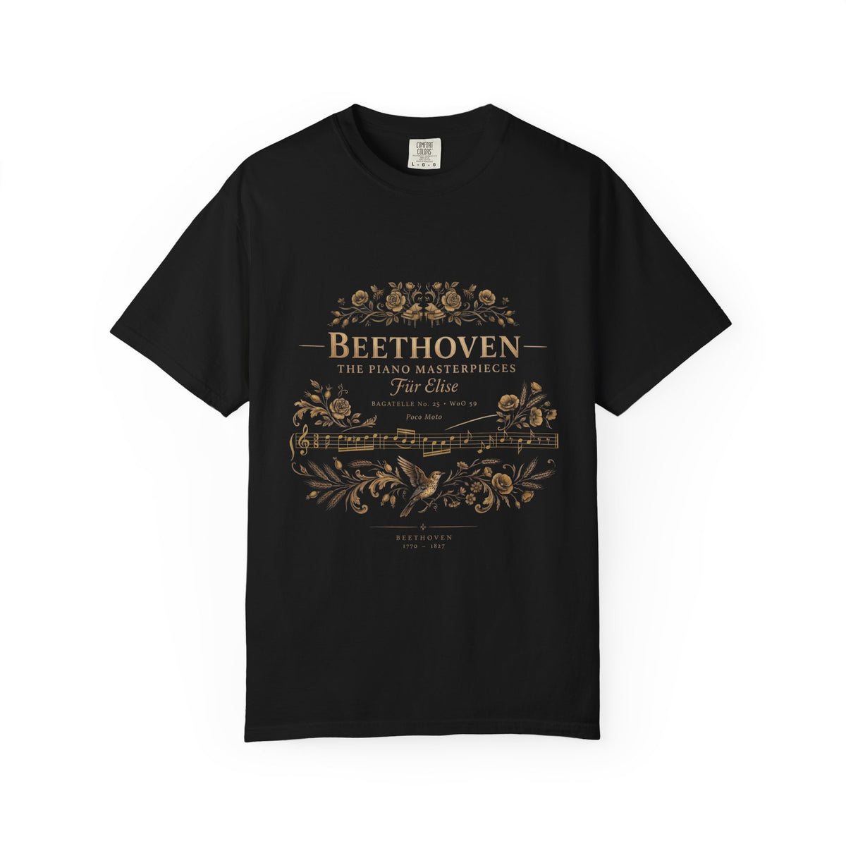 Beethoven T-Shirt — Für Elise (Bagatelle No. 25)