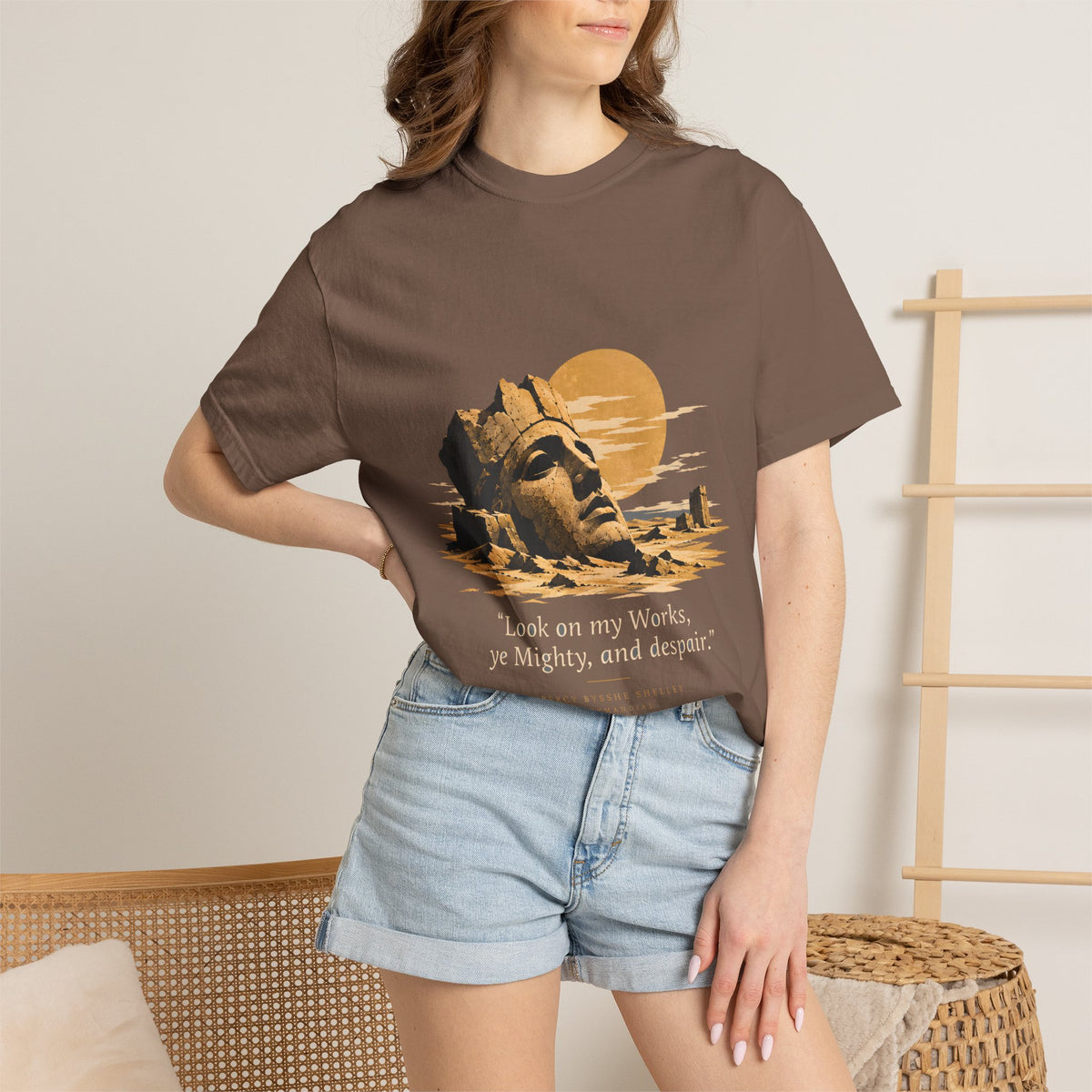 Ozymandias Poetry T-Shirt — Shelley Sonnet